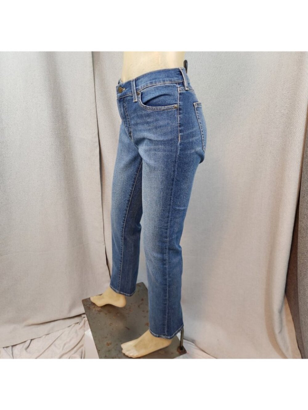 Lauren Ralph Lauren Blue Classic Straight Denim Jeans Pants Size 6 SMALL 29W - Picture 6 of 7